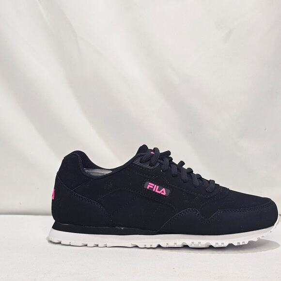 FILA Women's Cress Casual Lace Up Sneakers Size 7 Black Pink NWT - Picture 4 of 7